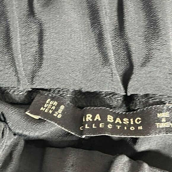 Zara Basic Black Ponte Pull On Pants Sz S - Picture 6 of 8